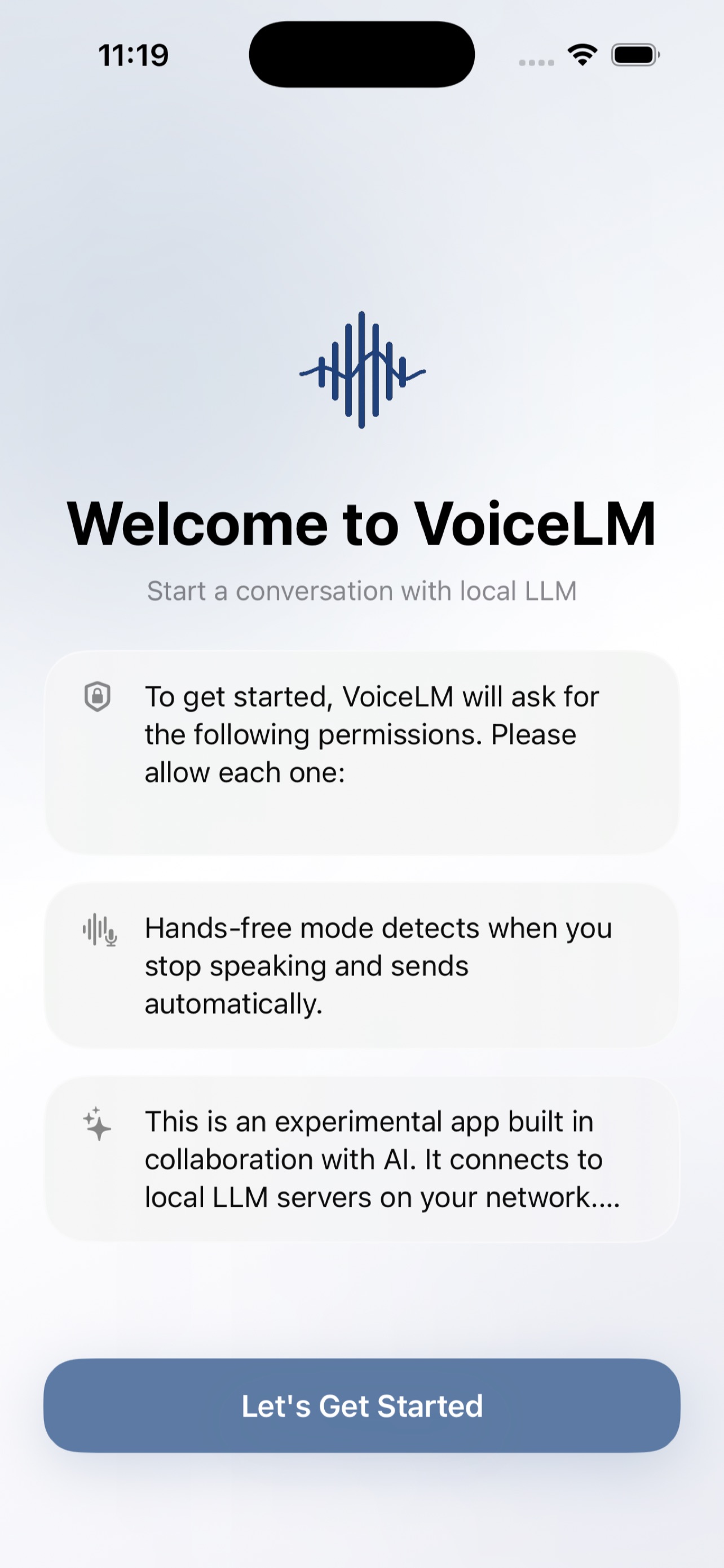 VoiceLM screenshot 1