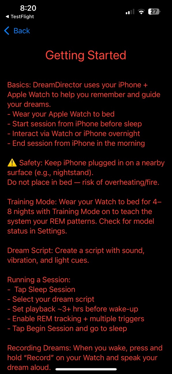 iPhone screenshot