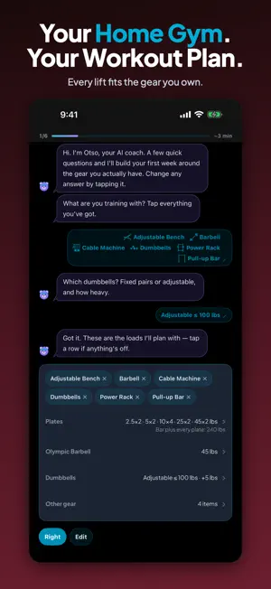Liftplanr — Home Gym Workouts screenshot 1