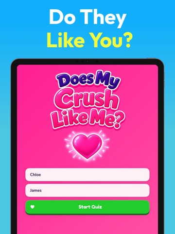 How Much Does My Crush Like Me iPad screenshot