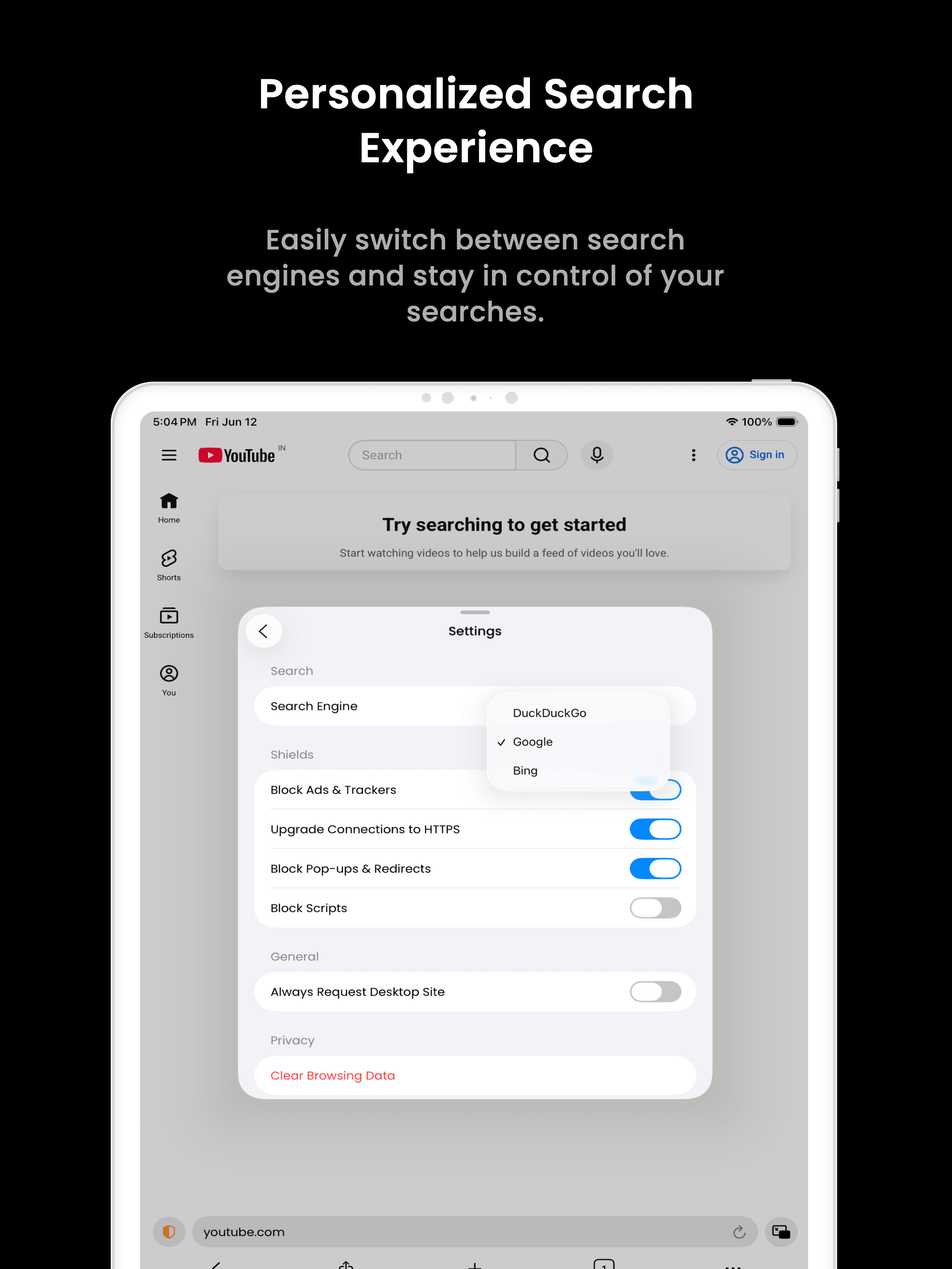 WeblioX - Private Browser