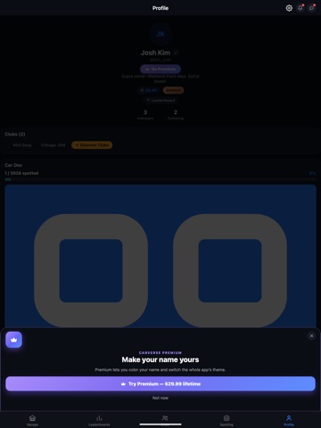 CarVerse iPad screenshot