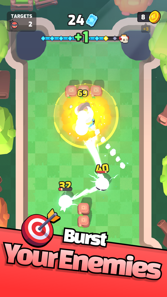 #2. Rogue Shots ! (iOS) โดย: Pinpin Team