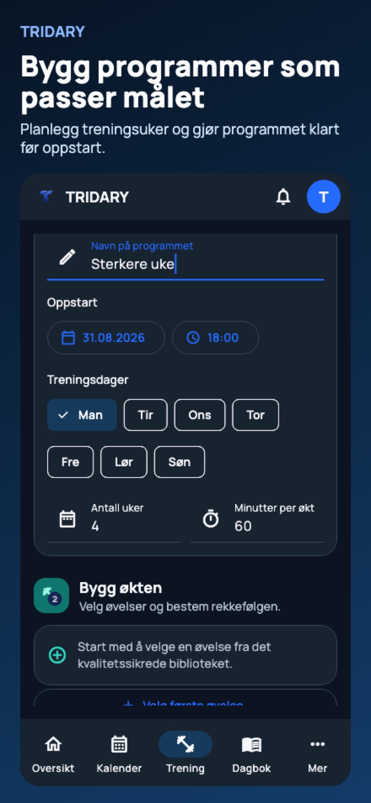 Screenshot 8 of TRIDARY – Training Diary