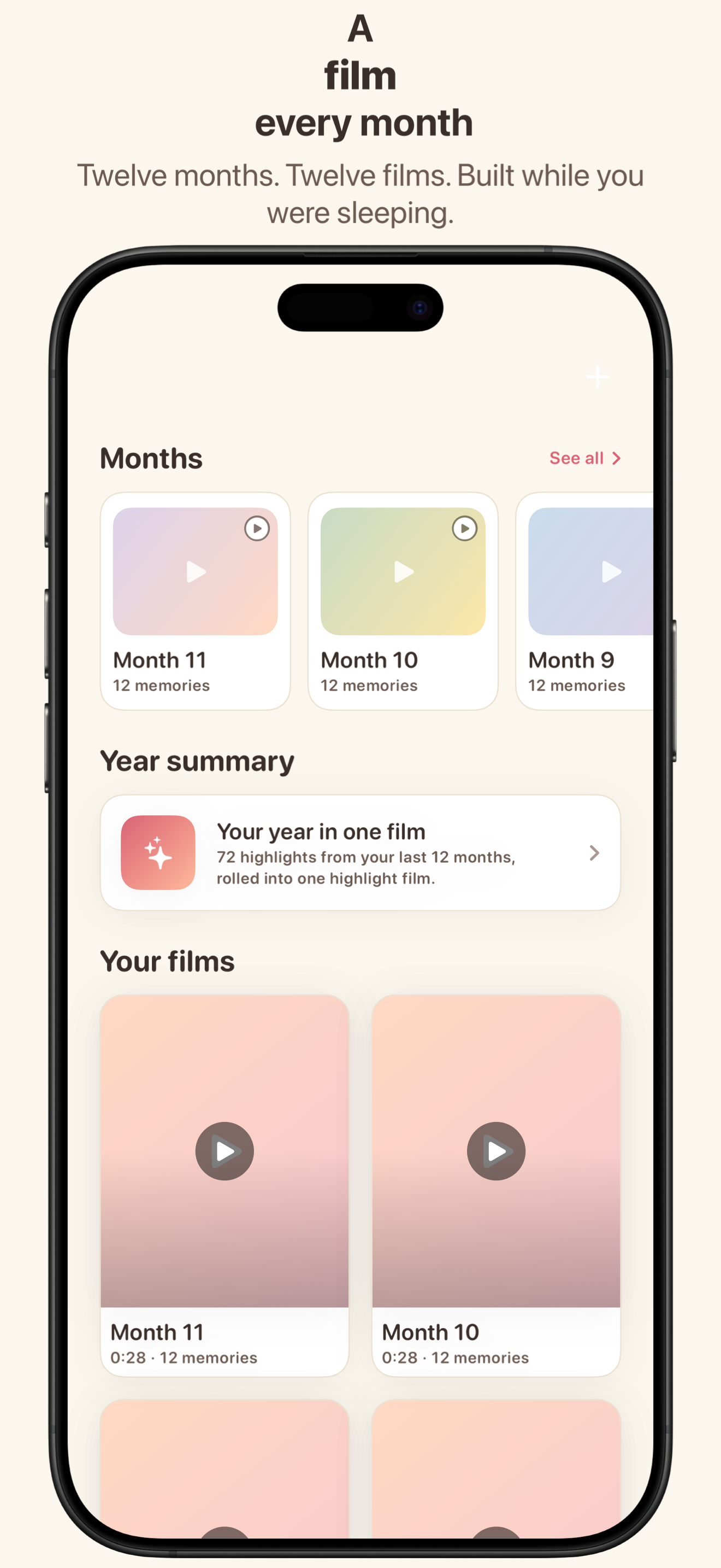 Memories – Baby Monthly Films screenshot 6