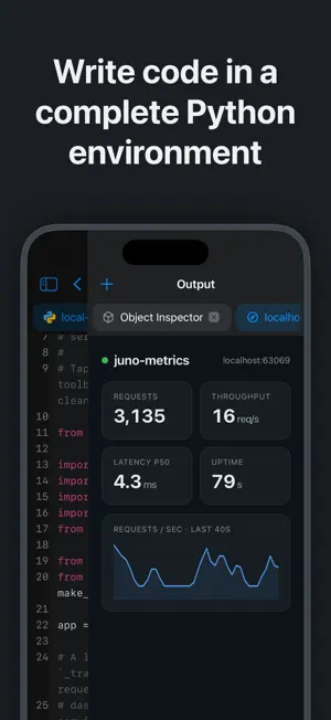 Python IDE & Jupyter – Juno screenshot 2