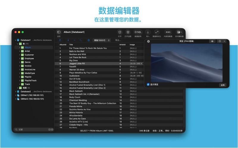 SQLiteFlow - SQLite编辑器 screenshot