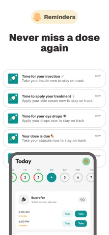 MyMedAlert: Dose Reminder Screenshot 1 of 7