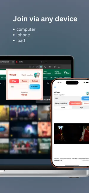 ViTwo - Watch together screenshot 3