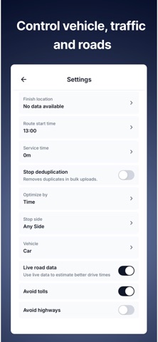 Routerra Route Planner screenshot