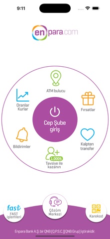 Enpara Bank Cep Şube App Store preview screenshot 1