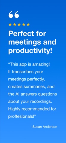 Summary - AI Note Taker App Store preview screenshot 7