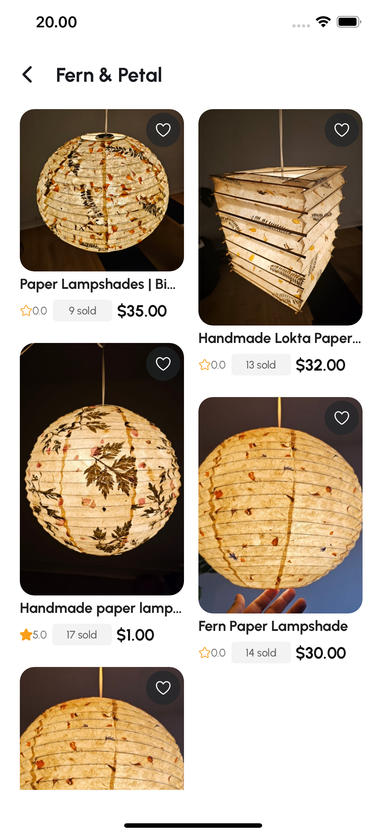 Paper Lampshade