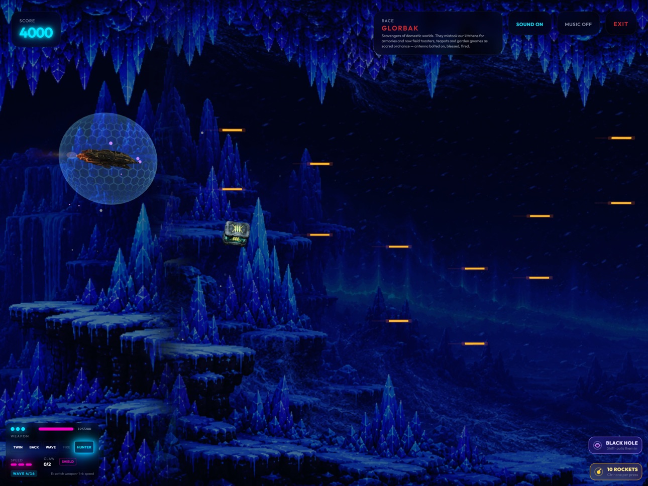 Screenshot 8 of Neon Star Shooter