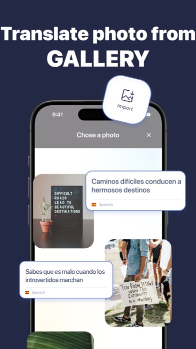 AI Translator Voice & Camera iPhone screenshot 6 - Reference app