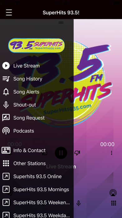 Screenshot #2 pour SuperHits 93.5