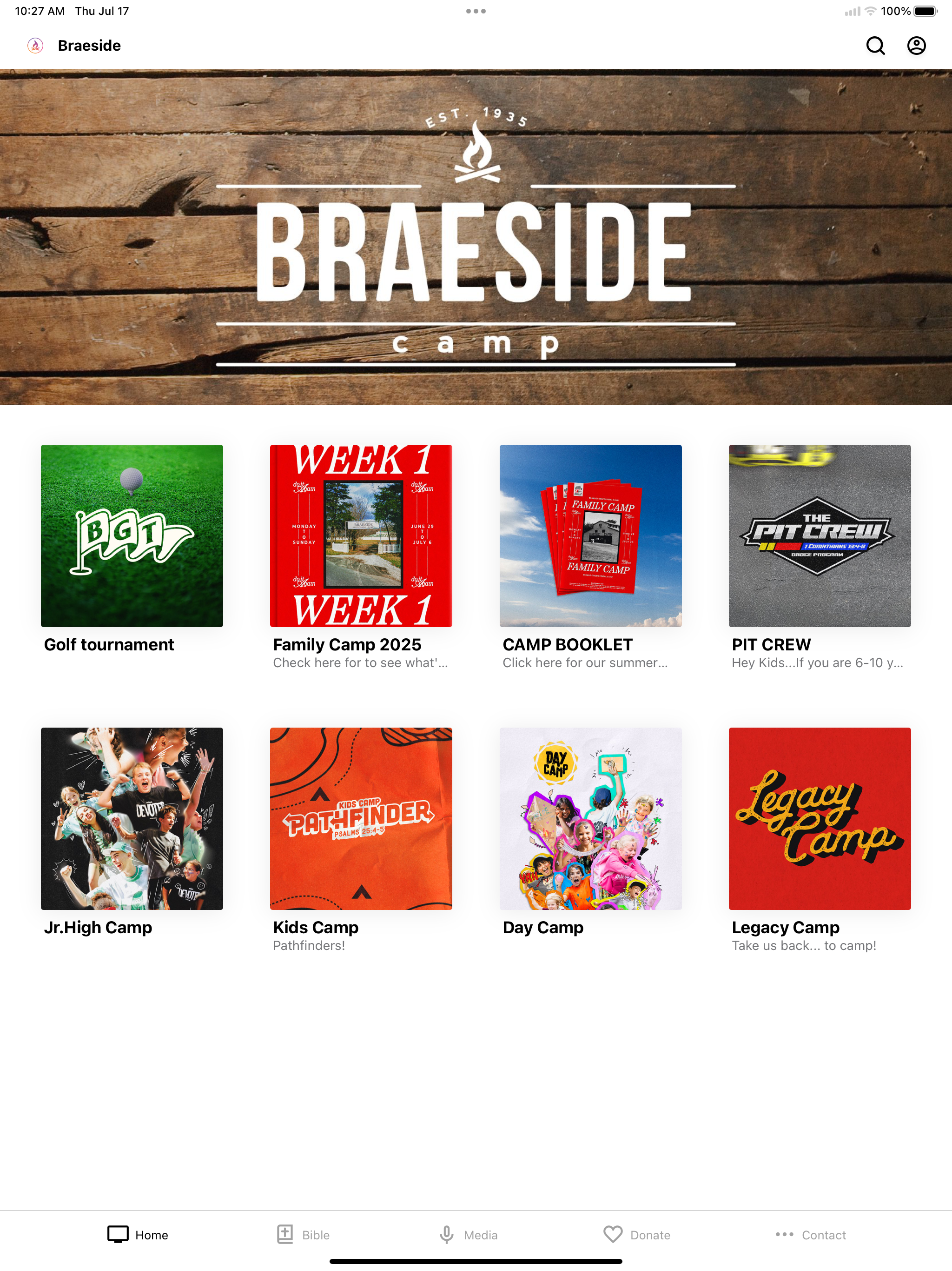 Braeside Pentecostal Camp