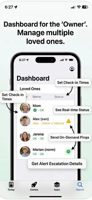Daily OK: Senior Check-In screenshot 2
