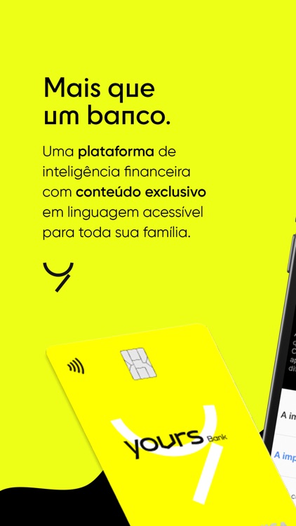 YOURS BANK banco digital jovem