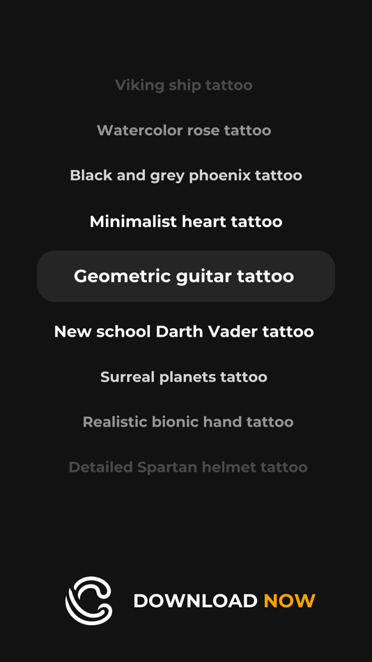 #5. AI Tattoo Generator: CreateINK (iOS) 由: Melih Arik