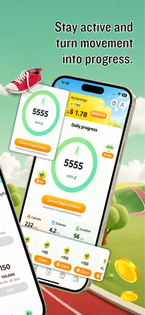 SteplyFit Rewards-Walk & Earn screenshot 2