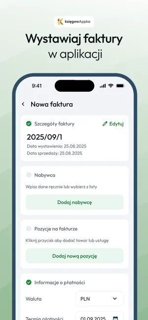 KsięgowAppka – obsługa KSeF screenshot 1