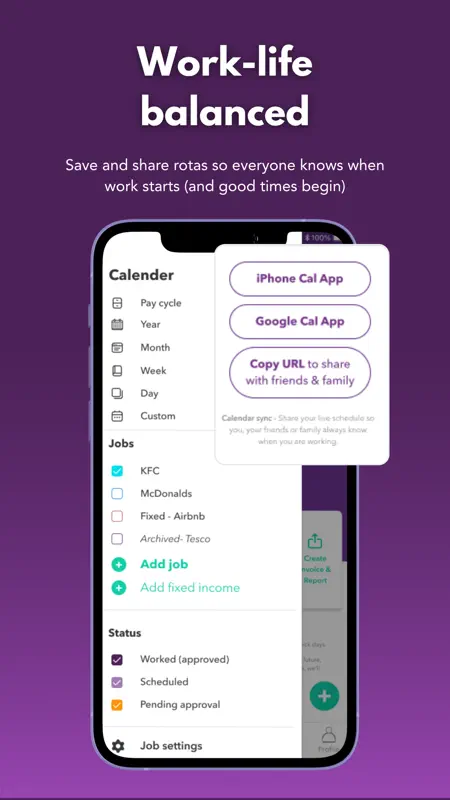 wac – shift & earnings tracker screenshot 6 of 10