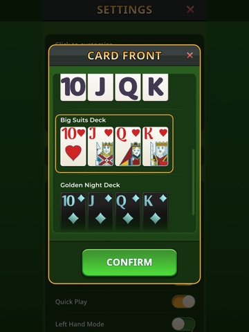 Solitaire Klondike Classic Fun iPad screenshot