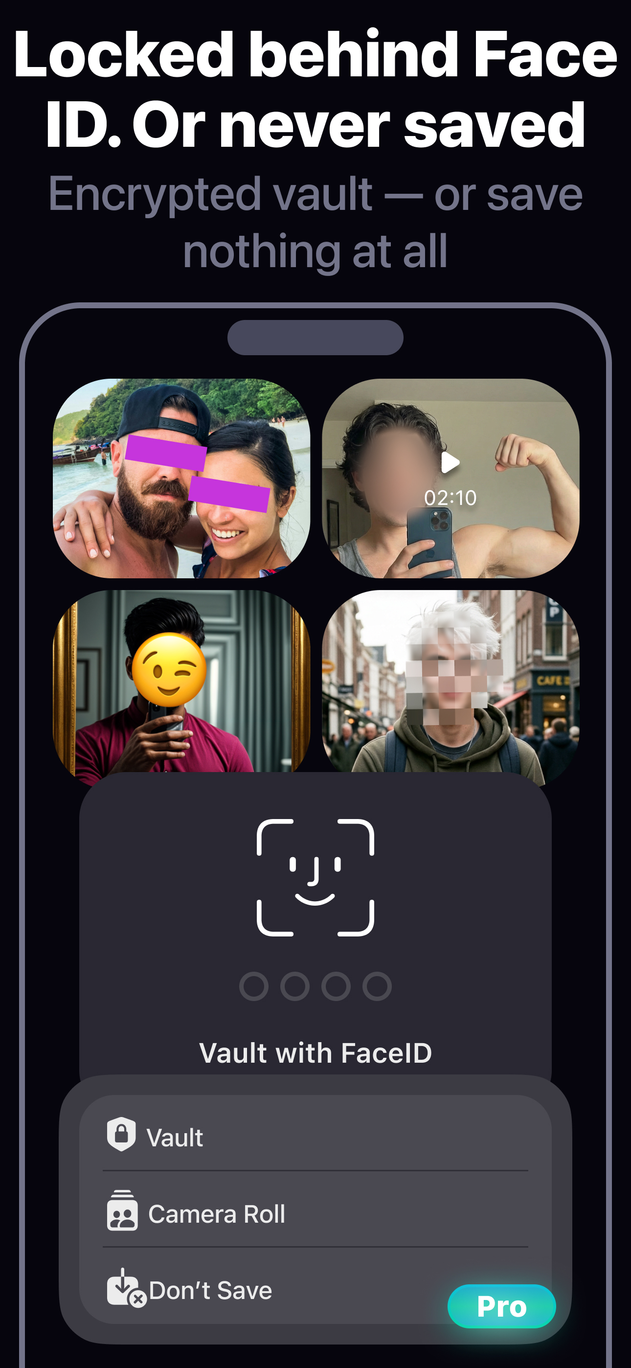 NoFace: Anonymous Camera
