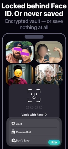 NoFace: Anonymous Camera iPhone screenshot