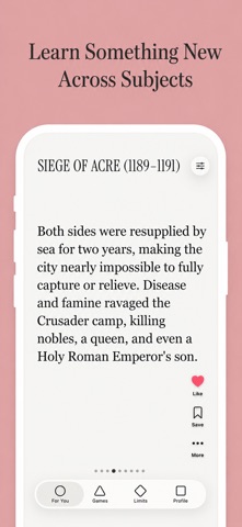 Lore: Daily Facts & Learning screenshot