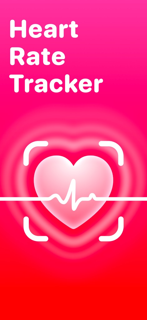 HeartApp: Heart Rate Monitor - See how HeartApp clearly presents its core function with the "Heart Rate Tracker" title and an engaging heart icon visual.