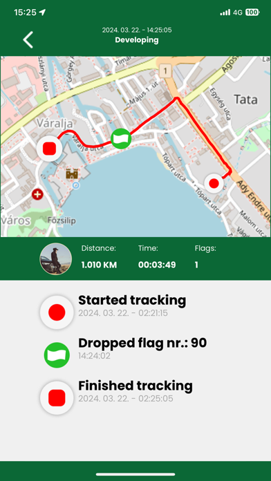 Rover-tracking Screenshot