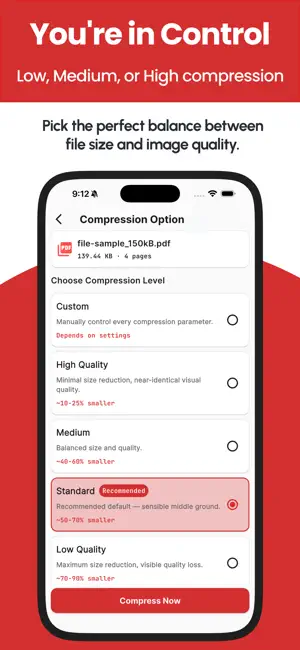 Compress PDF - PDF Compressor screenshot 2