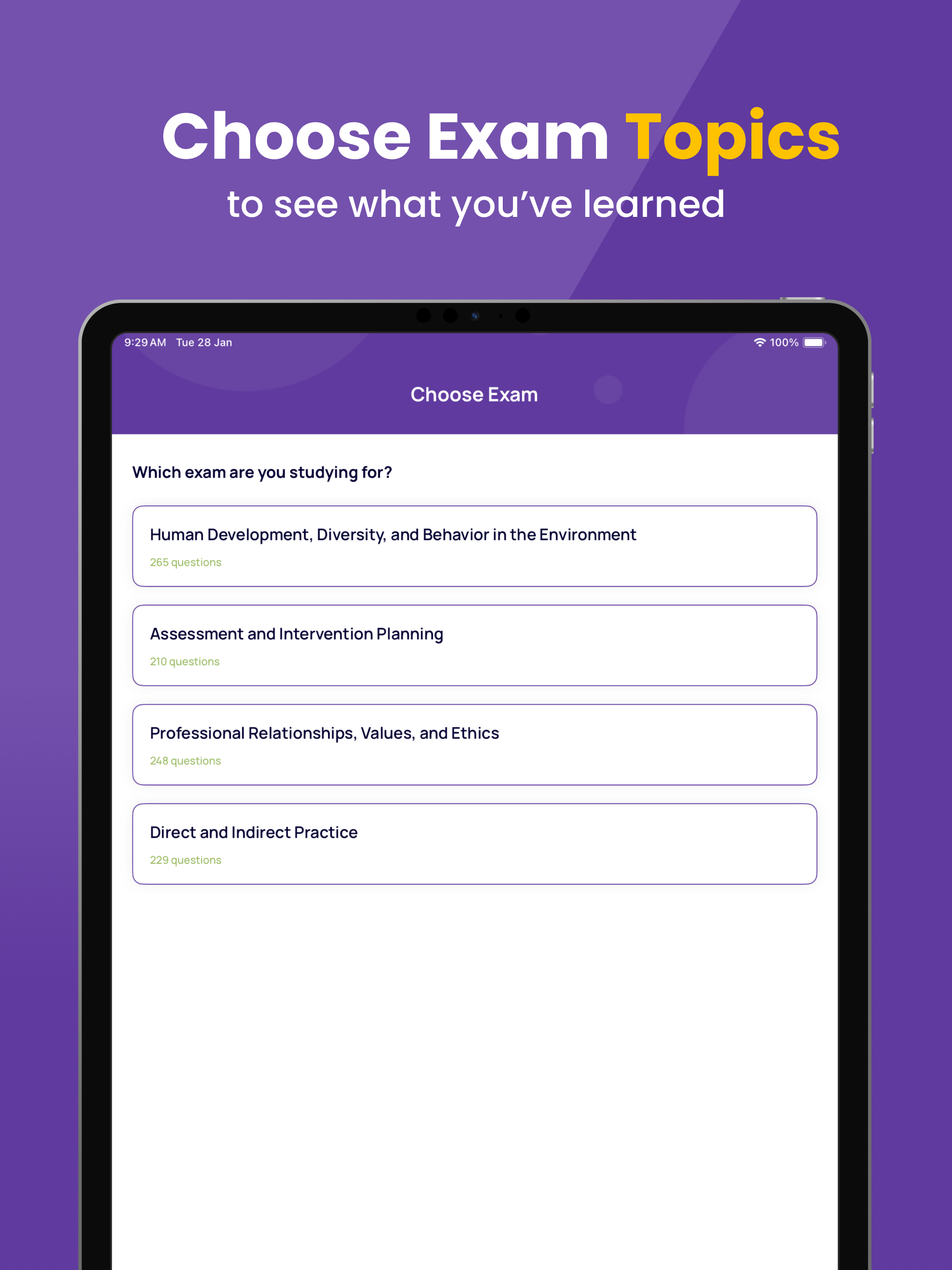 ASWB MSW Practice Test screenshot 9
