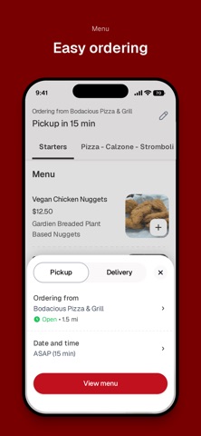 Bodacious Pizza & Grill To Go iPhone screenshot