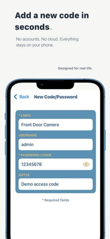 CodePlace: Password Manager screenshot
