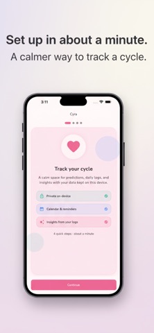 Cyra - AI Period Tracker screenshot