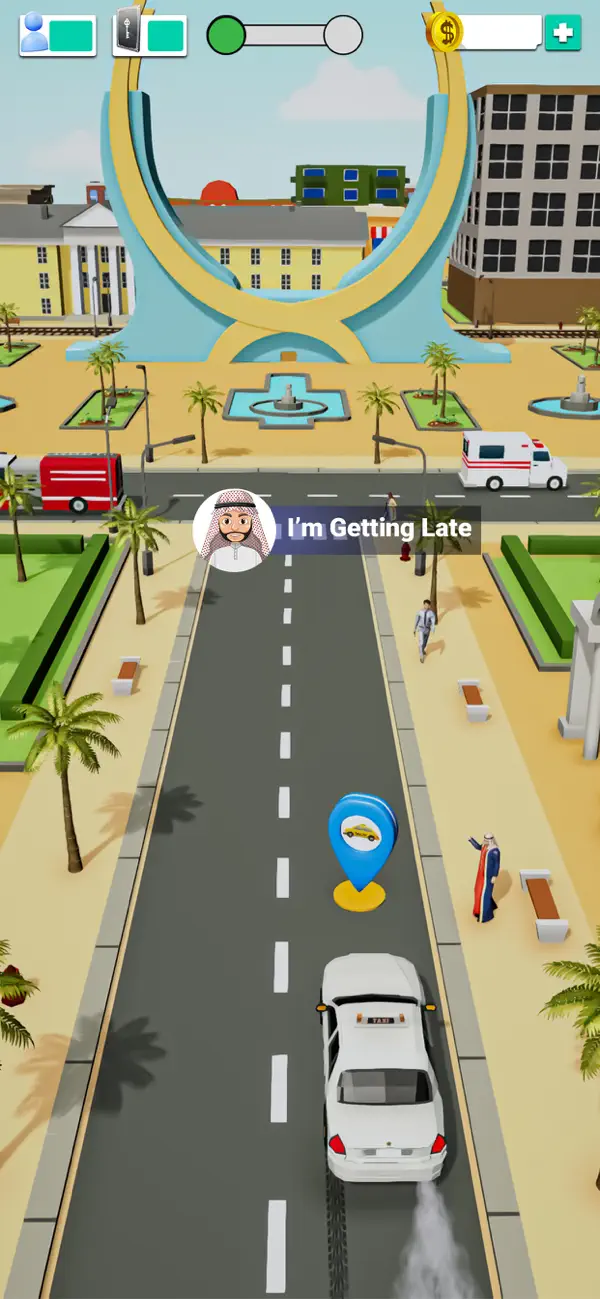 Screenshot #2 pour Pick me up 3D: Simulateur taxi