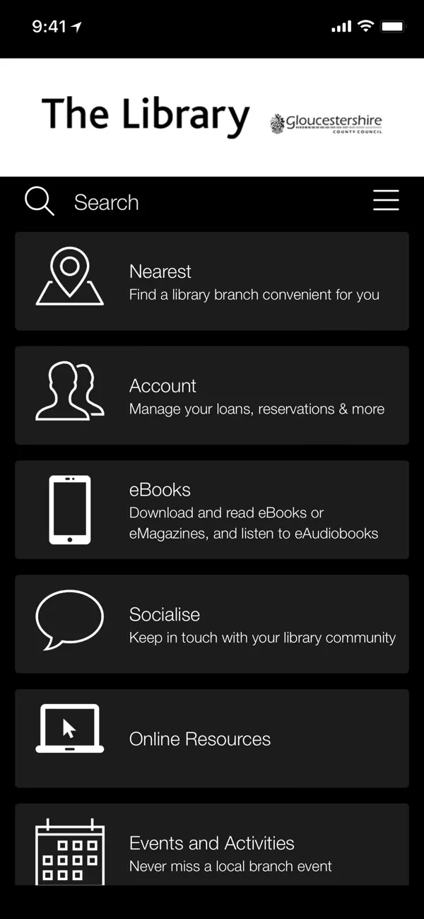 Screenshot #1 pour Gloucestershire Libraries