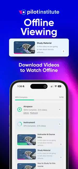 Pilot Institute App screenshot 2