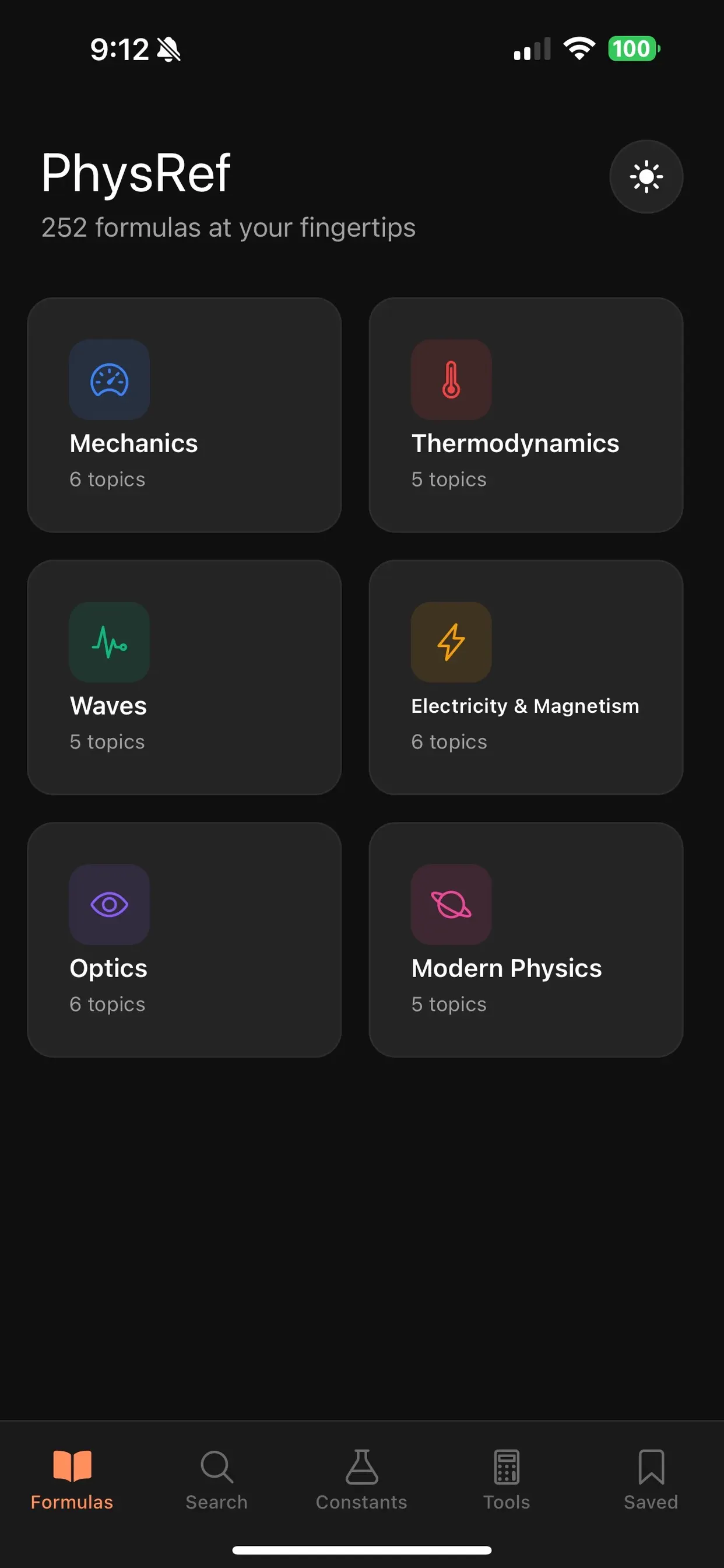 #1. Physics Formulas - PhysRef (iOS) Von: Mobin Akhter