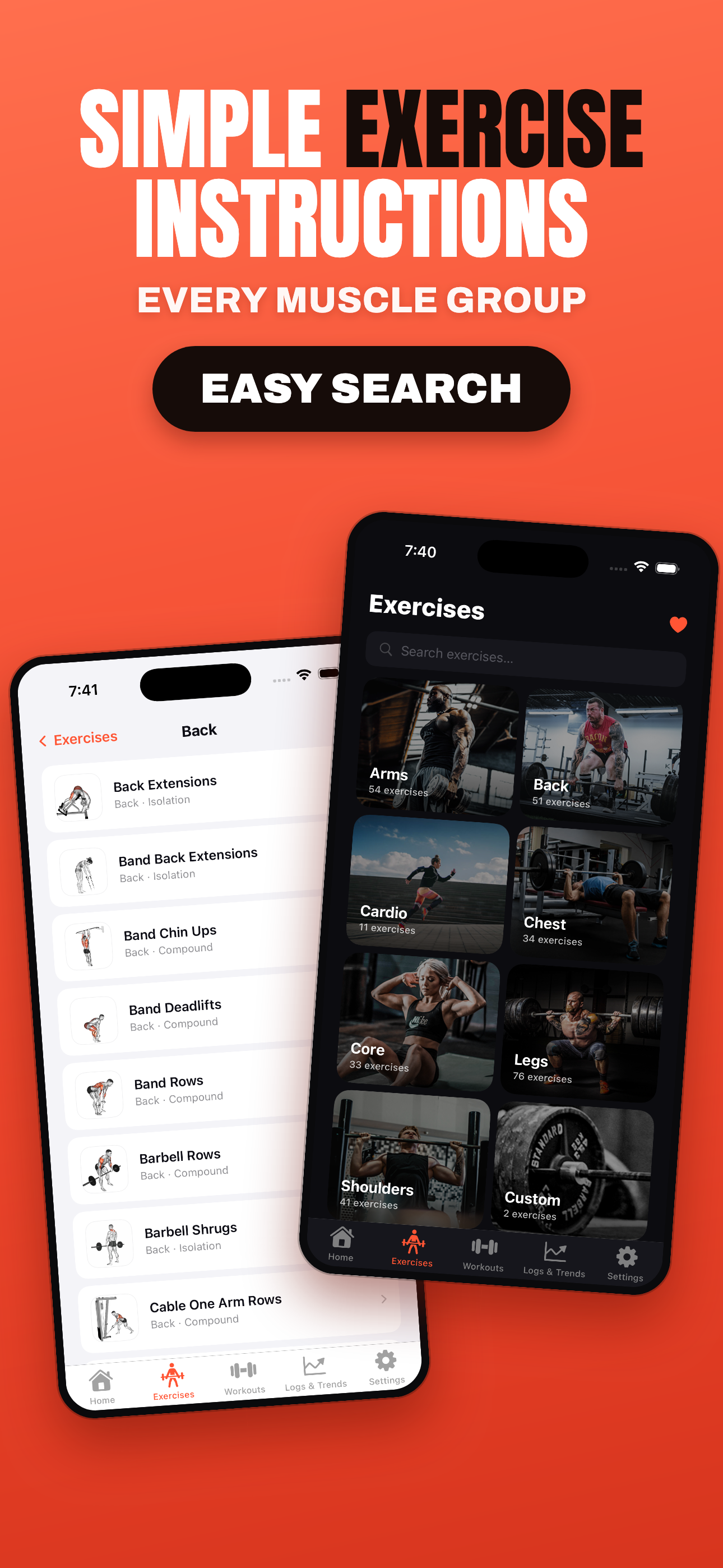 Gym Exercises & Workouts