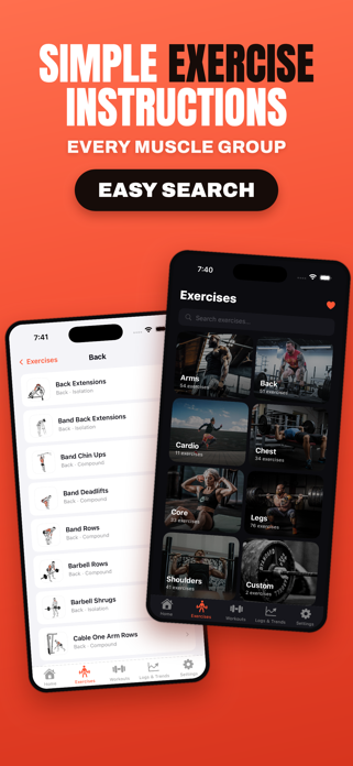 Gym Exercises & Workouts Screenshot 9 of 10