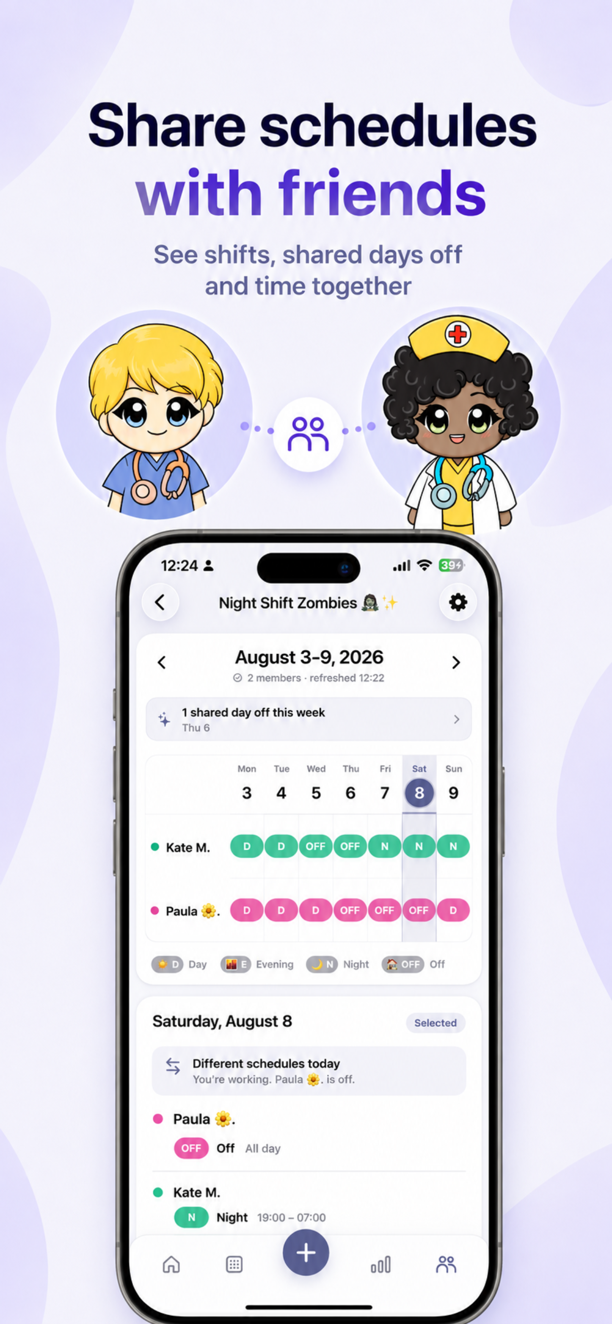 Nursie: Nurse Shift Planner screenshot 2