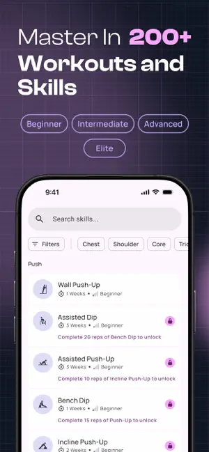 Calistack: Calisthenics Skills screenshot 3