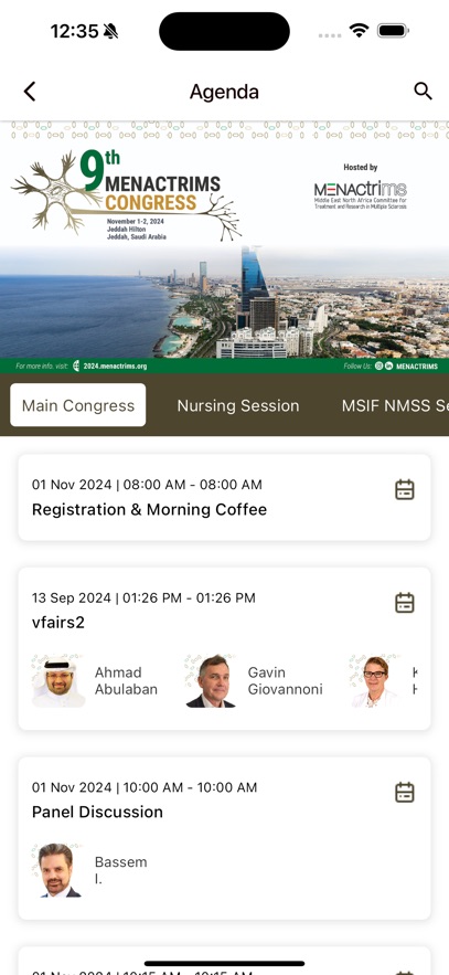 Ninth MENACTRIMS Congress