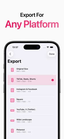 Reveal: Before & After Effects iPhone screenshot