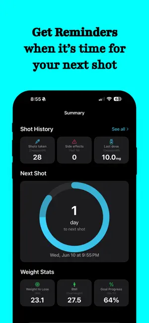 Zepbound Tracker: Jab Journey screenshot 1