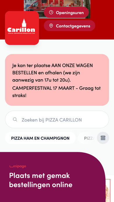 Carillon app screenshot